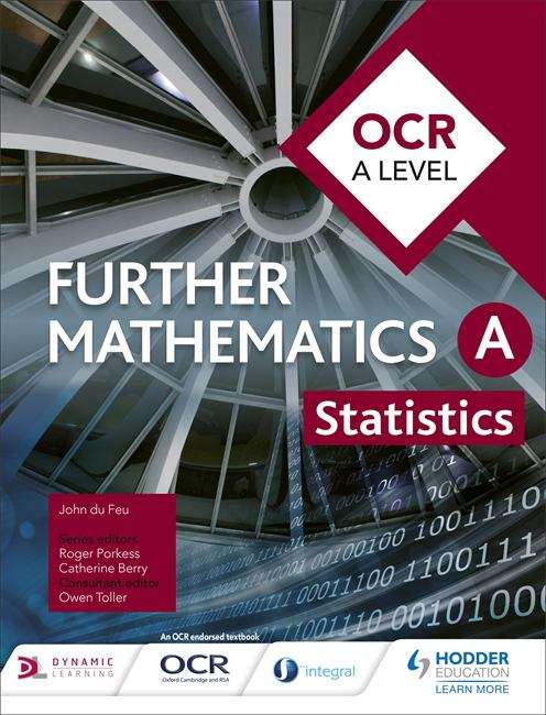 Book cover of OCR A Level Further Mathematics Statistics (PDF)