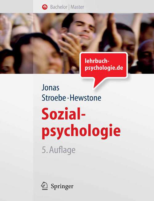 Book cover of Sozialpsychologie: Eine Einführung (5. Aufl. 2007) (Springer-Lehrbuch)