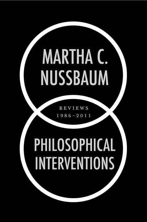 Book cover of Philosophical Interventions: Reviews 1986-2011