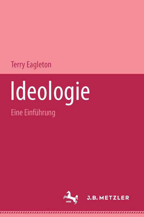 Book cover of Ideologie: Eine Einführung (1. Aufl. 1993)