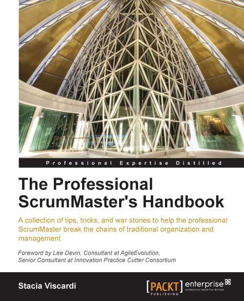 Book cover of The Professional ScrumMaster's Handbook