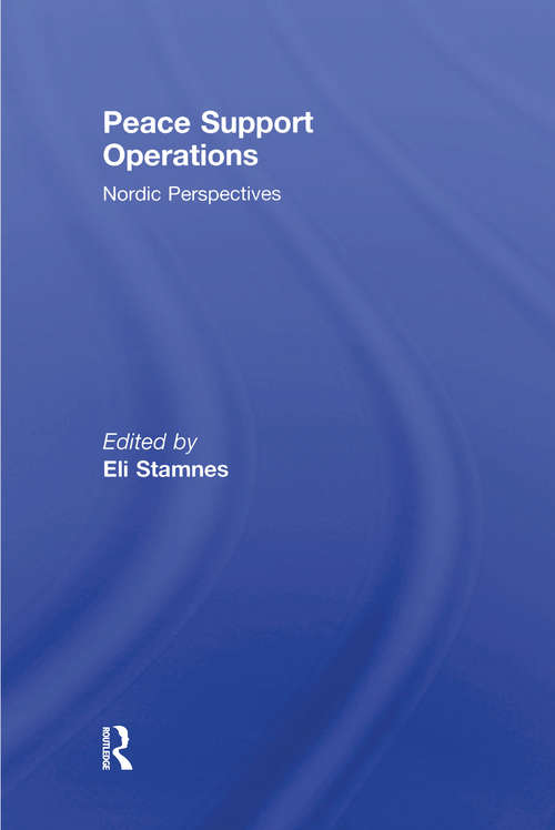 Book cover of Peace Support Operations: Nordic Perspectives
