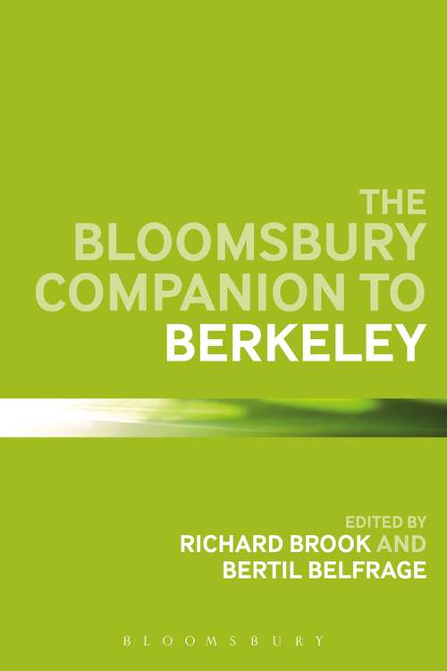 Book cover of The Bloomsbury Companion to Berkeley (Bloomsbury Companions)