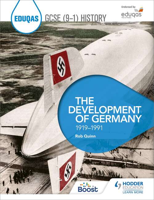 Book cover of Eduqas GCSE (9-1) History (9-1) History: The Development of Germany, 1919-1991: The Development Of Germany 1919-1991