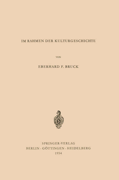 Book cover of Über Römisches Recht im Rahmen der Kulturgeschichte (1954)