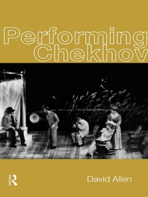 Book cover of Performing Chekhov