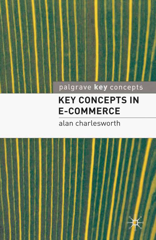 Book cover of Key Concepts in e-Commerce (2007) (Key Concepts)