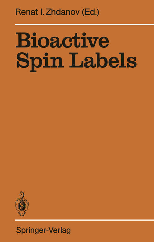 Book cover of Bioactive Spin Labels (1992)