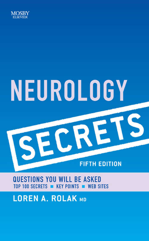Book cover of Neurology Secrets E-Book: Neurology Secrets (3) (Secrets)