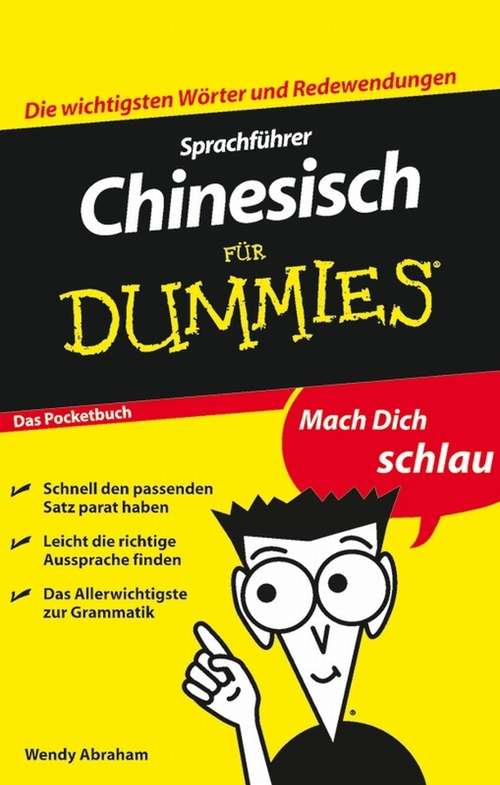 Book cover of Sprachfuhrer Chinesisch fur Dummies Das Pocketbuch (Für Dummies)