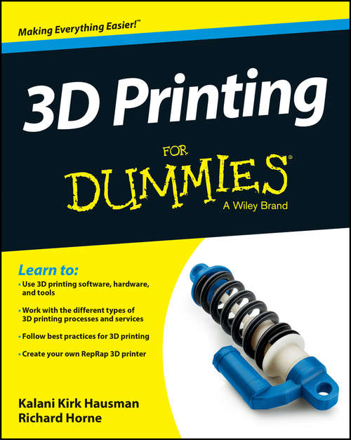Book cover of 3D Printing For Dummies (2)