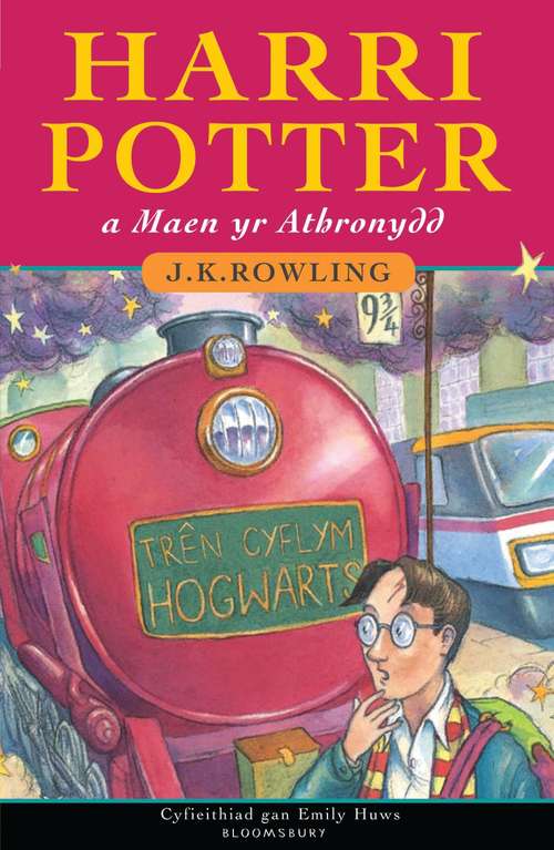 Book cover of Harri Potter a Maen yr Athronydd