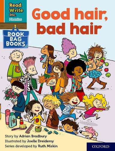 Book cover of Read Write Inc. Phonics Book Bag Books Orange Set 4 Book 9: Good hair, bad hair (PDF)