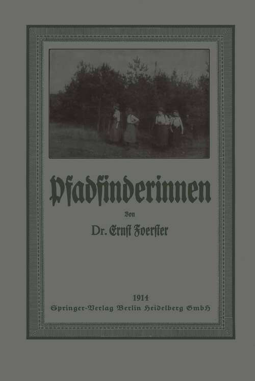 Book cover of Pfadfinderinnen (1914)