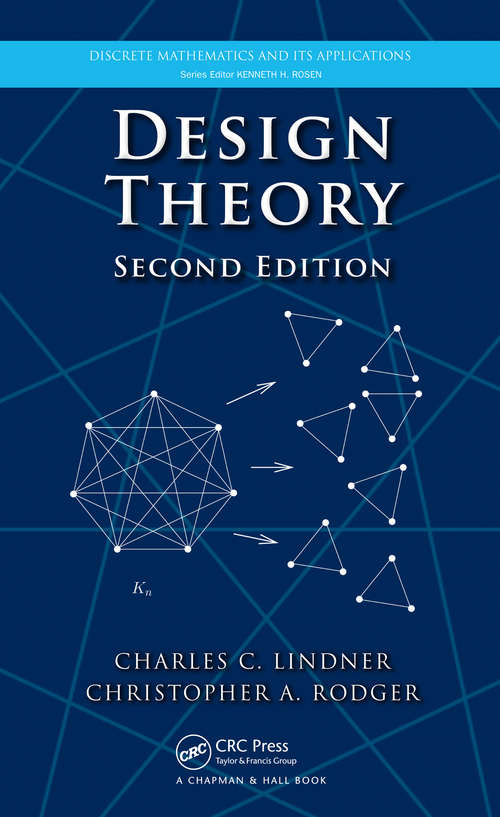 Book cover of Design Theory (2) (Discrete Mathematics and Its Applications)