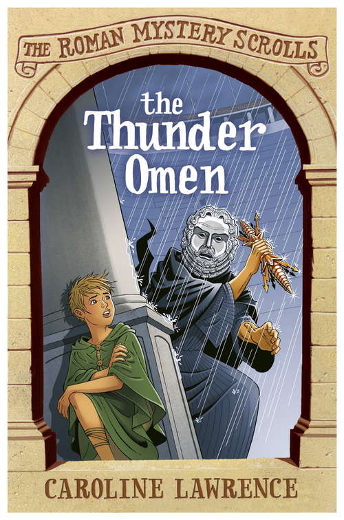 Book cover of The Thunder Omen: Book 3 (The Roman Mystery Scrolls #3)