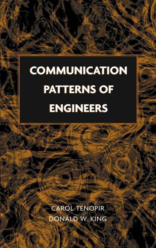 Book cover of Communication Patterns of Engineers