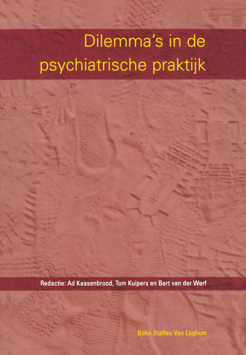 Book cover of Dilemma's in de psychiatrische praktijk (1st ed. 2004)