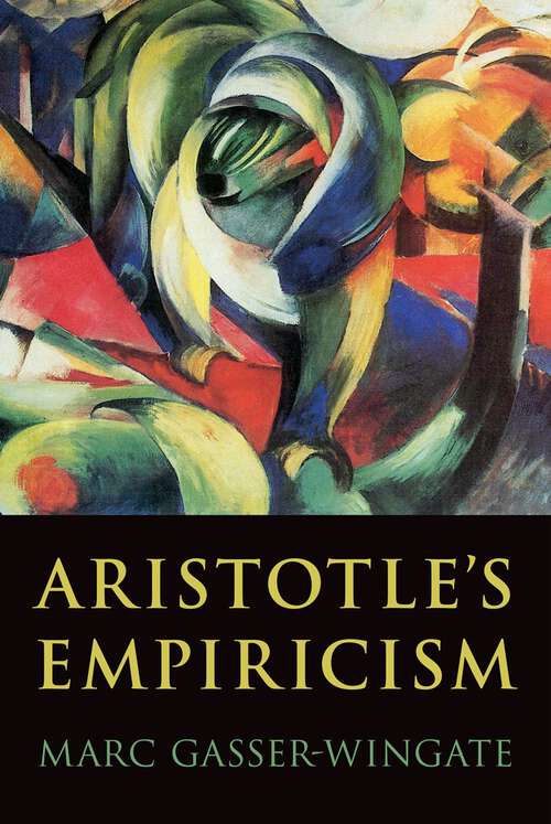 Book cover of Aristotle's Empiricism
