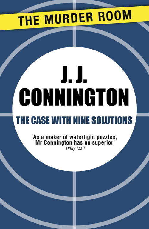 Book cover of The Case With Nine Solutions (A Clinton Driffield Mystery)