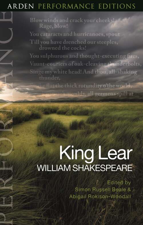 Book cover of King Lear: Arden Performance Editions (Arden Performance Editions)