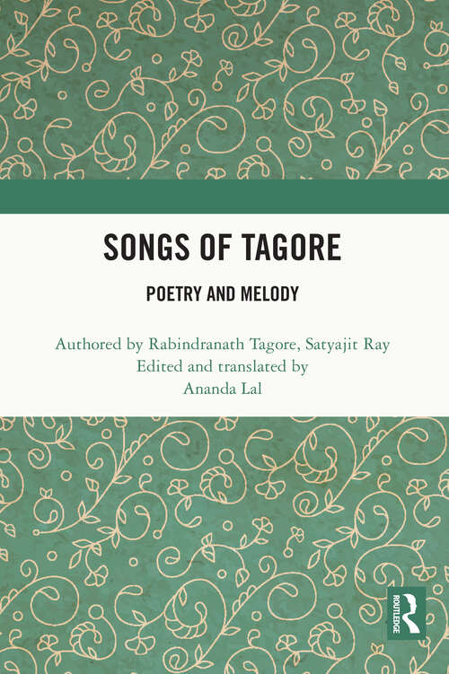 Book cover of Songs of Tagore: Poetry and Melody
