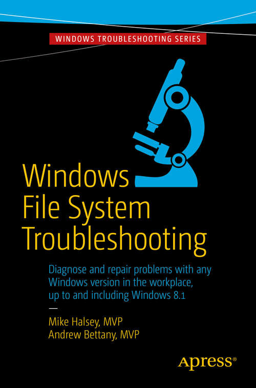 Book cover of Windows File System Troubleshooting (1st ed.)