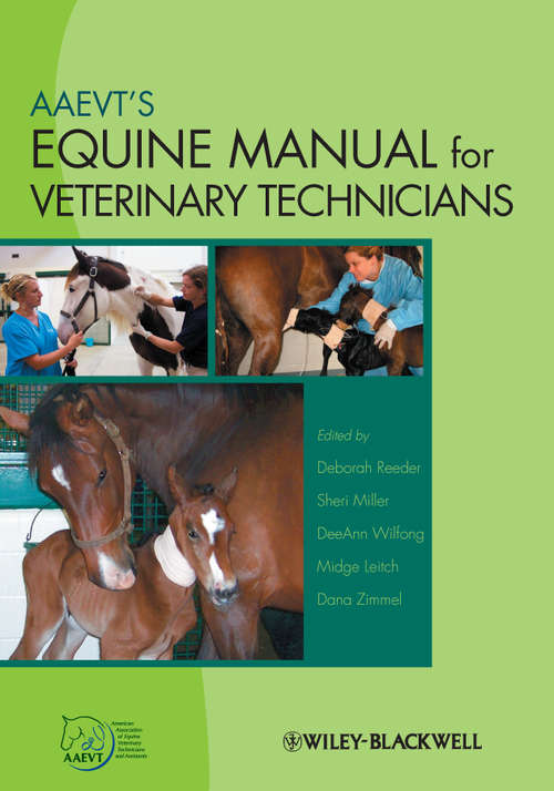 Book cover of AAEVT's Equine Manual for Veterinary Technicians