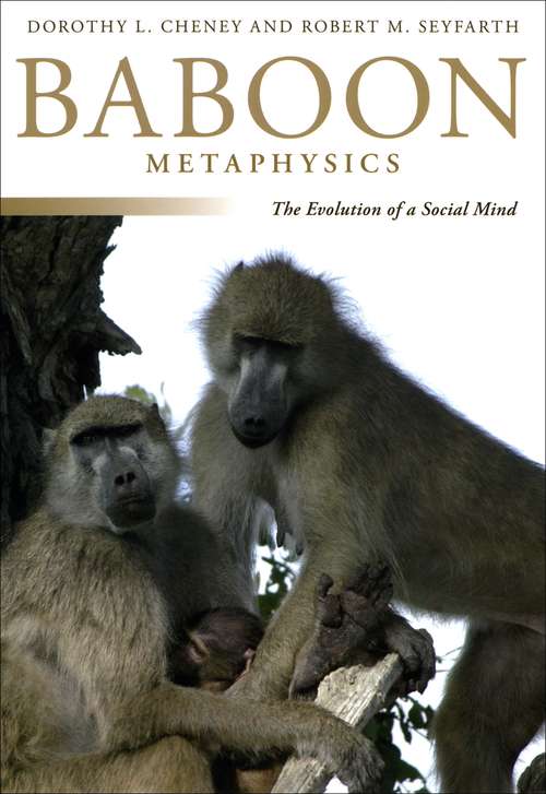 Book cover of Baboon Metaphysics: The Evolution of a Social Mind