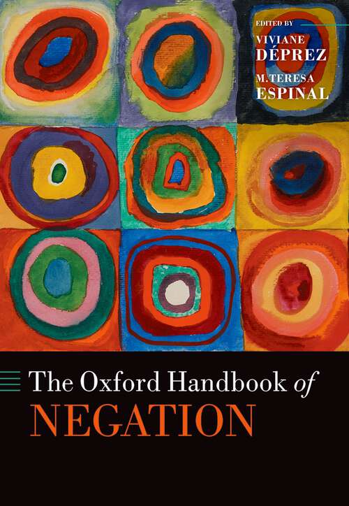 Book cover of The Oxford Handbook of Negation (Oxford Handbooks)