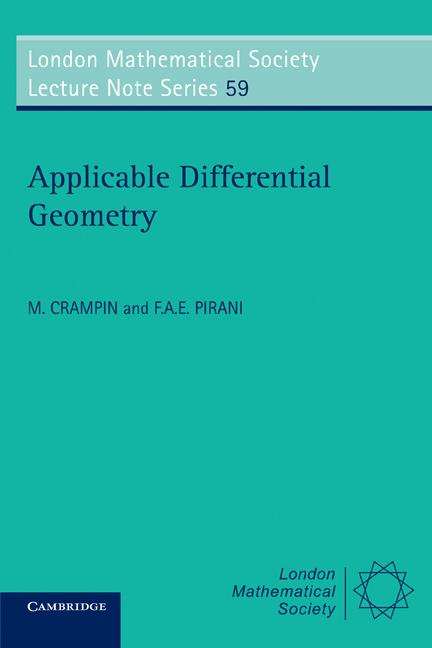 Book cover of Applicable Differential Geometry (PDF)