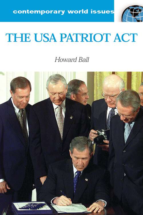Book cover of The USA Patriot Act: A Reference Handbook (Contemporary World Issues)