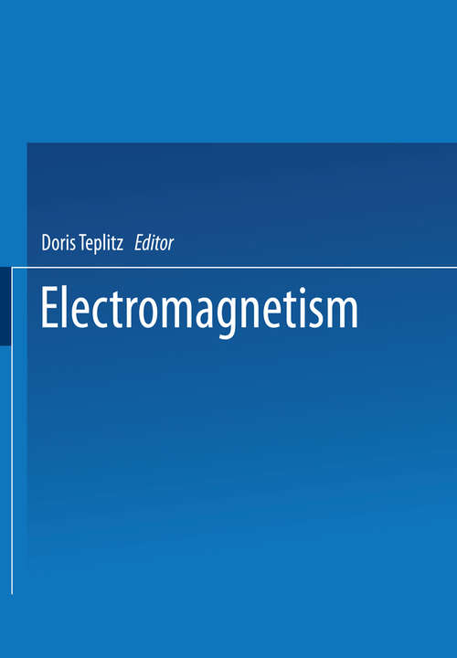 Book cover of Electromagnetism: Paths to Research (pdf) (1982)