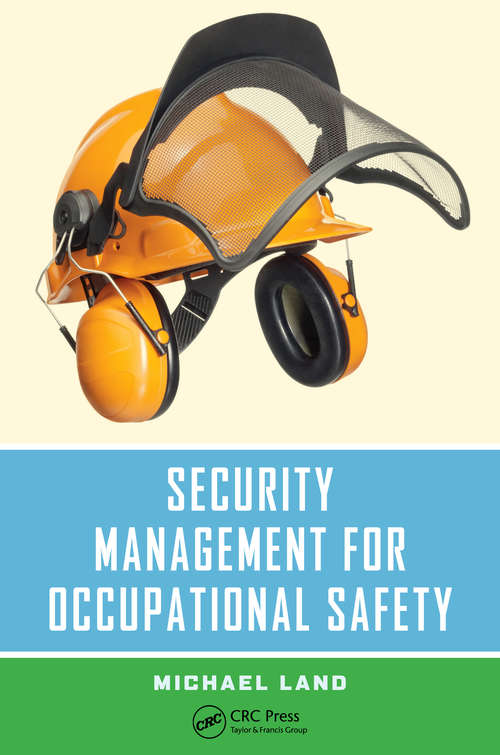 Book cover of Security Management for Occupational Safety