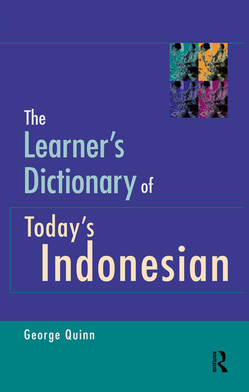 Book cover of The Learner's Dictionary of Today's Indonesian