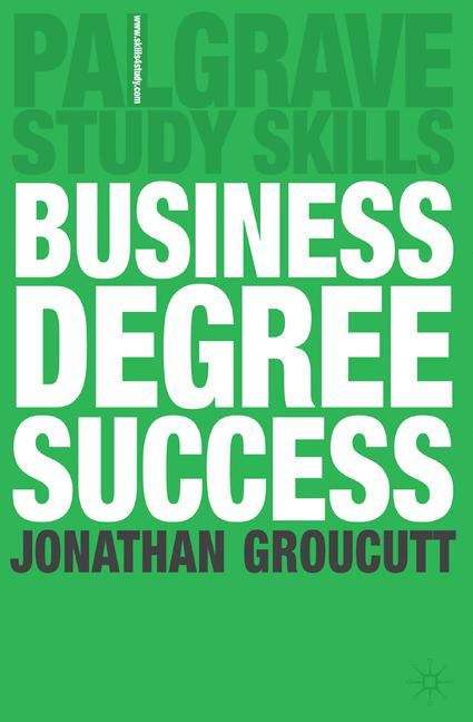 Book cover of Business Degree Success (PDF)