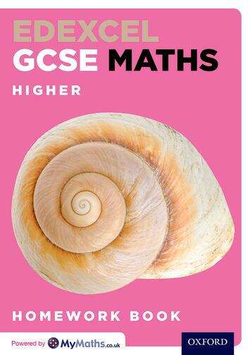Book cover of Edexcel GCSE Maths Higher Homework Book