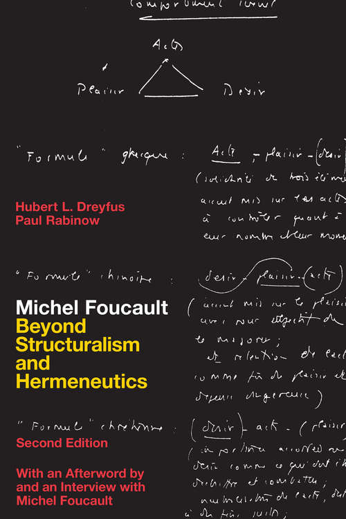 Book cover of Michel Foucault: Beyond Structuralism and Hermeneutics (2)