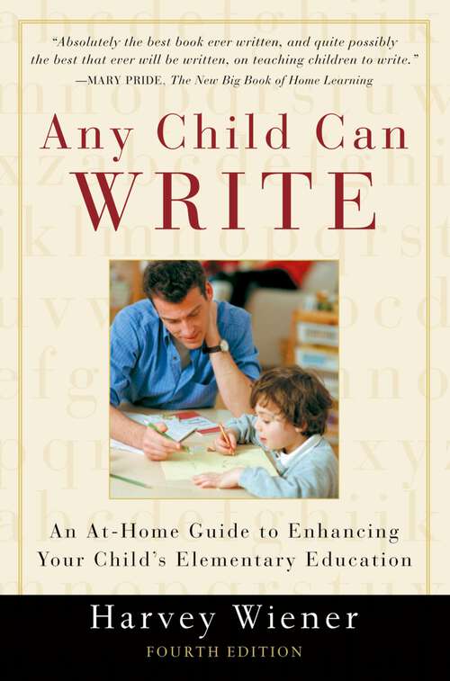 Book cover of Any Child Can Write (4)