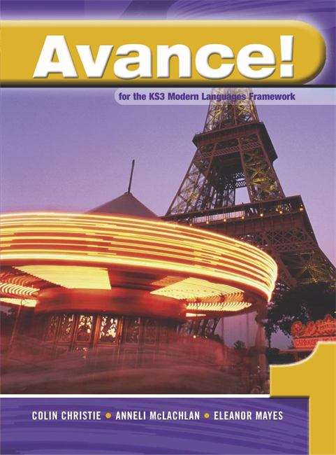 Book cover of Avance: Framework French