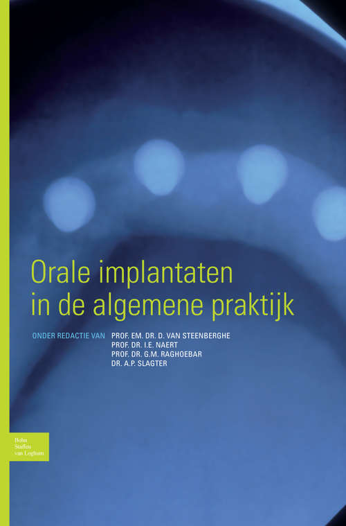 Book cover of Orale implantaten in de algemene praktijk (2008)