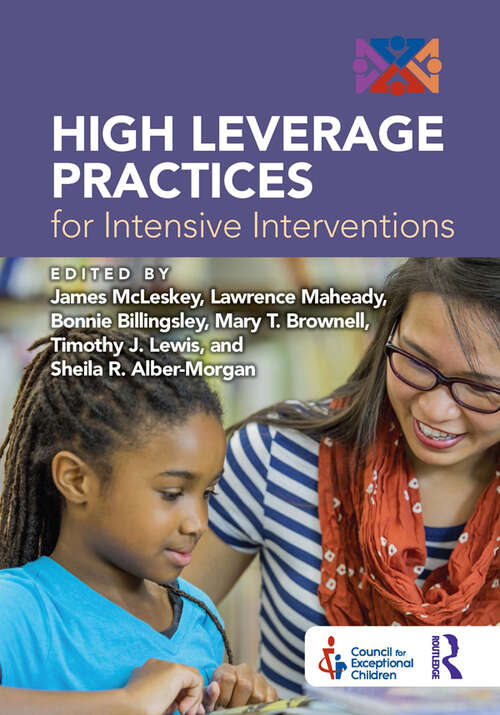 Book cover of High Leverage Practices for Intensive Interventions