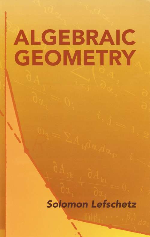 Book cover of Algebraic Geometry