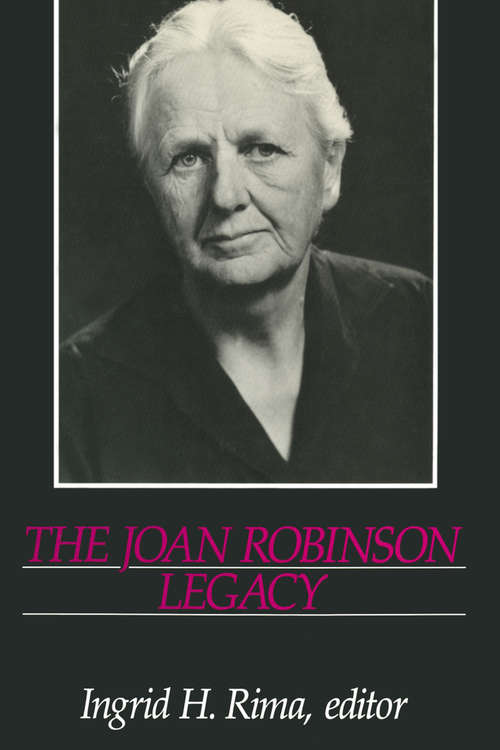 Book cover of The Joan Robinson Legacy