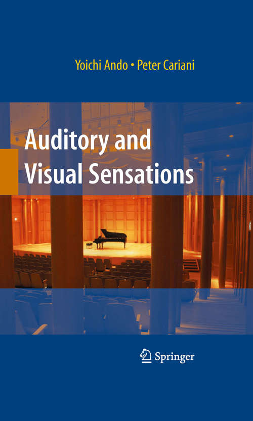 Book cover of Auditory and Visual Sensations (2010)