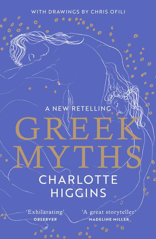 Book cover of Greek Myths: A New Retelling, with drawings by Chris Ofili