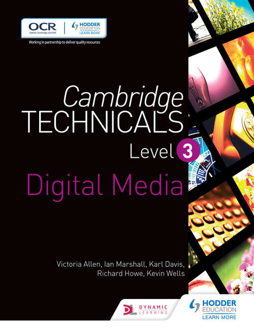 Book cover of Cambridge Technicals Level 3 Digital Media (PDF)