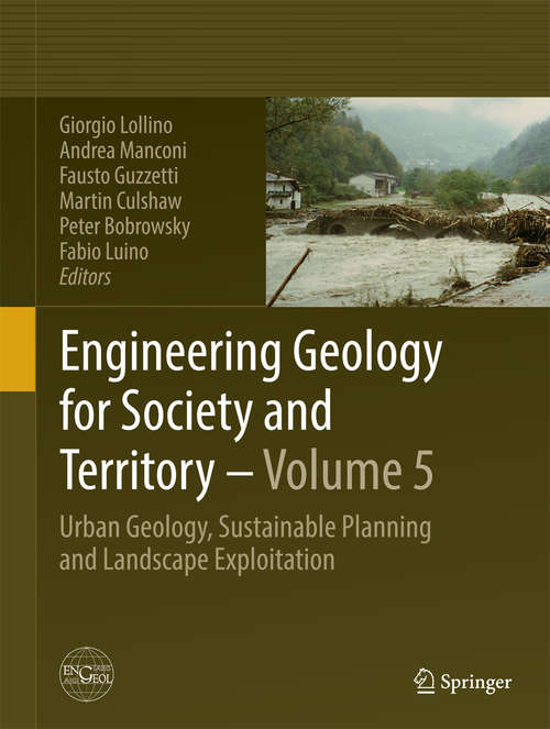 Book cover of Engineering Geology for Society and Territory - Volume 5: Urban Geology, Sustainable Planning and Landscape Exploitation (2015)