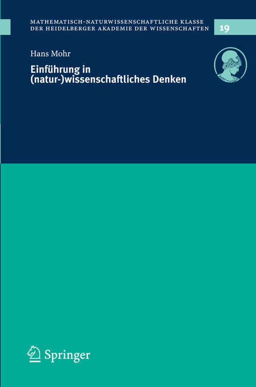 Book cover of Einführung in (2008) (Schriften der Mathematisch-naturwissenschaftlichen Klasse #19)