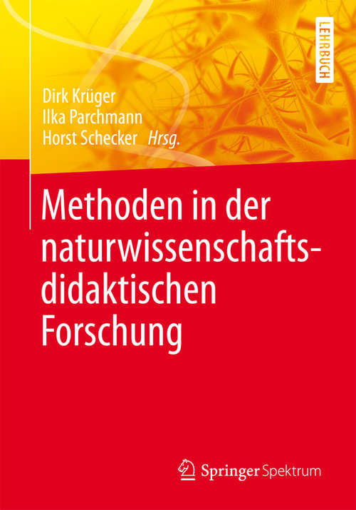 Book cover of Methoden in der naturwissenschaftsdidaktischen Forschung (2014)